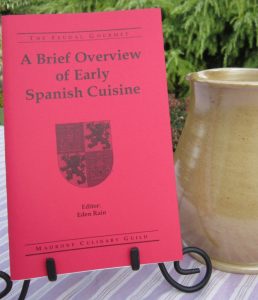 Spanish cuisine pamphlet